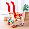 Детская многофункциональная деревянная тележка для ходьбы, распознавание форм, фестивальные подарки