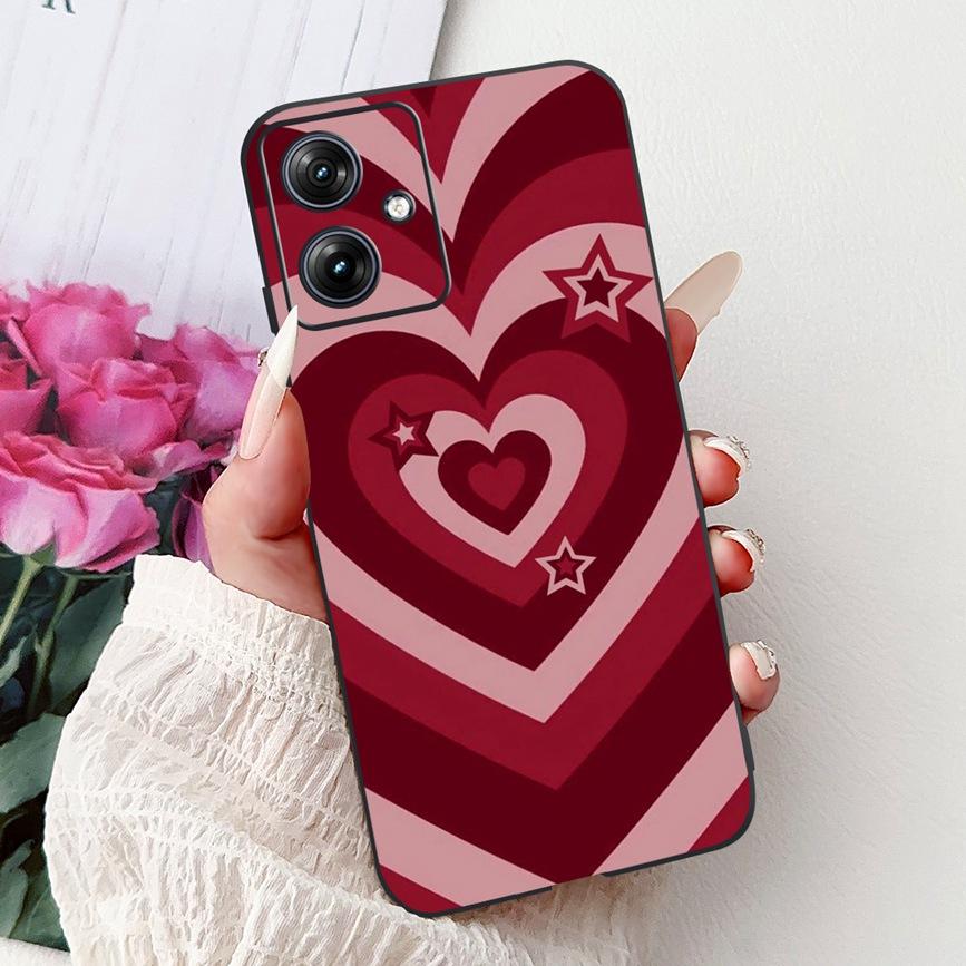 Чехол для Motorola Moto G54 5G Чехол MotoG84 Мягкий Силикон ТПУ Крутой Мультяшный Рисунок Чехол для Телефона Для Moto G84 5G G 54 Задние Крышки Capa