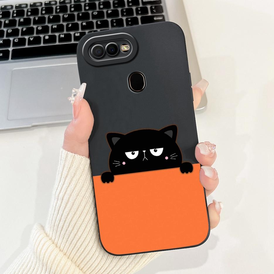 For Oppo A5s AX5s Case Oppo A12 New Fashion Candy Cover Soft Silicone Phone Case For Oppo A7 AX7 A12 OppoA5s OppoA12 Bags Bumper