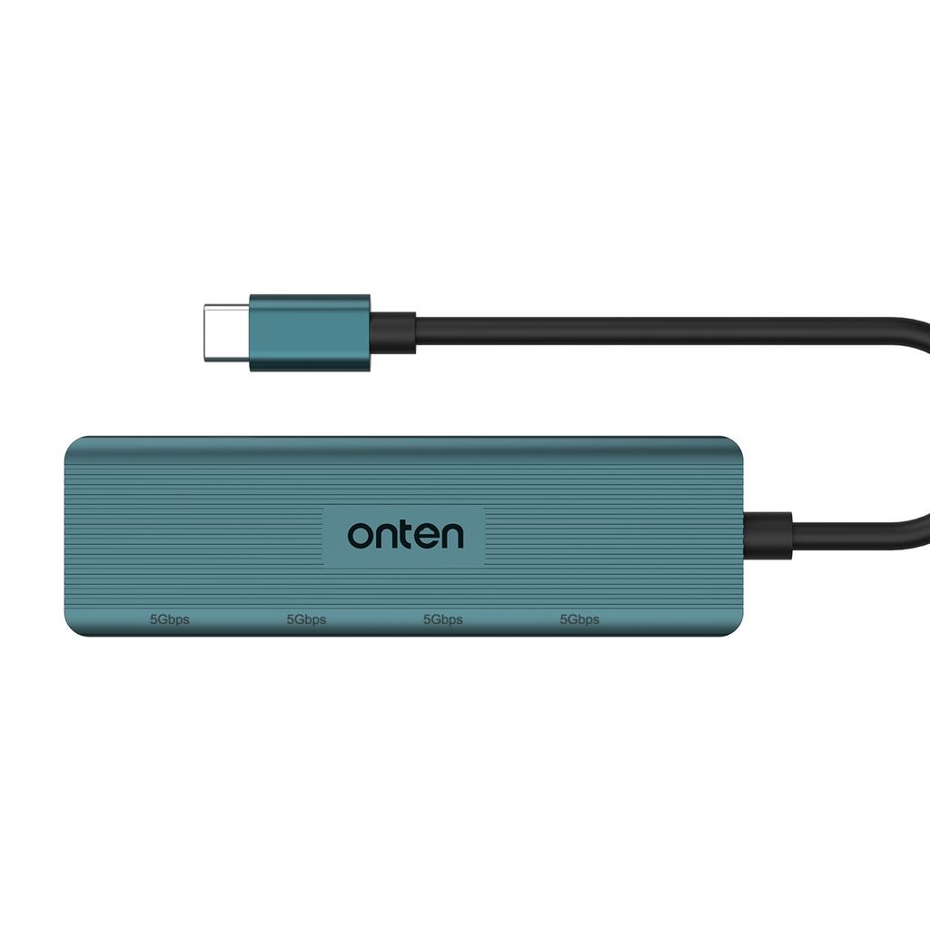ONTEN UC621 15cm Cable Type-C to 4xUSB3.2 Gen1 Ports USB Hub Splitter Laptop Phone Adapter