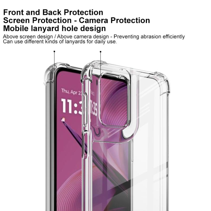 Для Moto G35 G55 5G чехол для телефона IMAK ударопрочный мягкий чехол Space