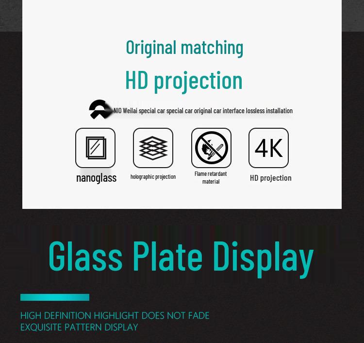 Приветственная подсветка NIO для EC6/ES6/ES8 - Атмосферная лазерная проекция на дверь автомобиля и подсветка земли для украшения