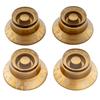 Musiclily Pro Top Hat Knob Bell Knob Metric Standard LP для электрогитары Les Paul Electric Gold of Guitar, (Набор 4)