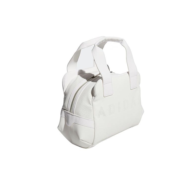 Adidas Originals Trefoil Повседневная Спортивная Сумка-тоут на Двусторонней Молнии Синтетическая Кожаная Сумка-тоут Женская Сумка-тоут Белая GT5908