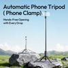 Ulanzi MT86 Automatic Phone Tripod Portable Selfie Stick Ground Tripod for Smartphones with Hidden Phone Clip for Travel Vlog 7