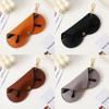 Litchi Glasses Bag PU Leather Sunglasses Pouch Portable Eyewear Holder  Travel