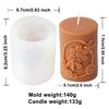 3D Рельефная Пчела Цилиндрическая Свеча Силиконовая Форма DIY Сотовая Колонна Ароматерапевтическая Свеча Инструмент для Изготовления Гипса Ручная Работа Подарок Декор