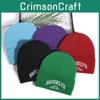Unisex Letter Trendy Embroidery Warm Acrylic Knit Hat For Outdoor Wear Casual