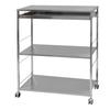 Stainless Steel Workbench Wagon with Drawer (width 73.5cm)