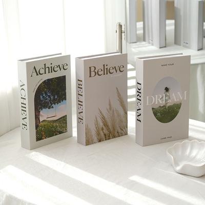 Книжная полка Дисплей Декоративная книга Реквизит для фотосъемки книги Имитация книги Домашнее украшение