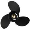 Boat Propeller 9 1/4x10 Fit for Mercury Outboard 9.9HP-15HP 3 Blades Aluminum 14 Tooth OEM NO: 48-897752A11 9.25x10