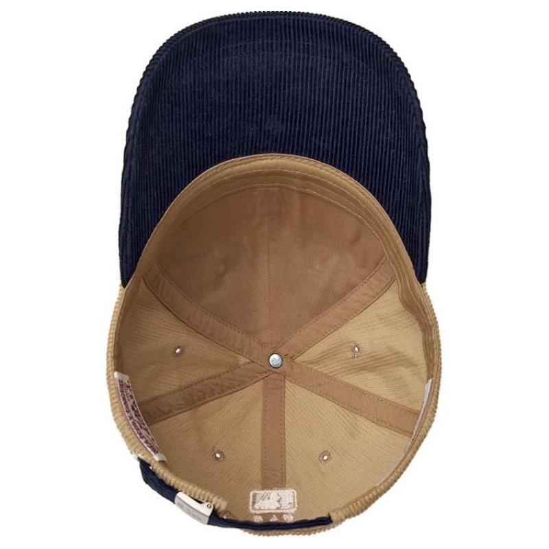 MLB Вельветовые Бейсболки с Логотипом Бренда Унисекс Коричневые Модные 3ACPVC146-50NYS