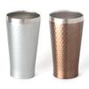 Thermo Tumbler Cup Pair Beer Cup Beer Glass Thermal Insulation Stainless Steel Vacuum Insulated Double Structure 350ml Gift Set Silver Gold [Dolce