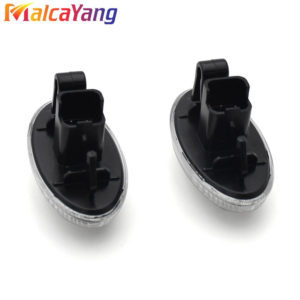 LED Light Side Marker Dynamic Fender Turn Signal For Peugeot Citroen C1 C2 C3 C5 C6 107 206 307 407 607 1007 Berlingo Jumpy Dome Lights 6