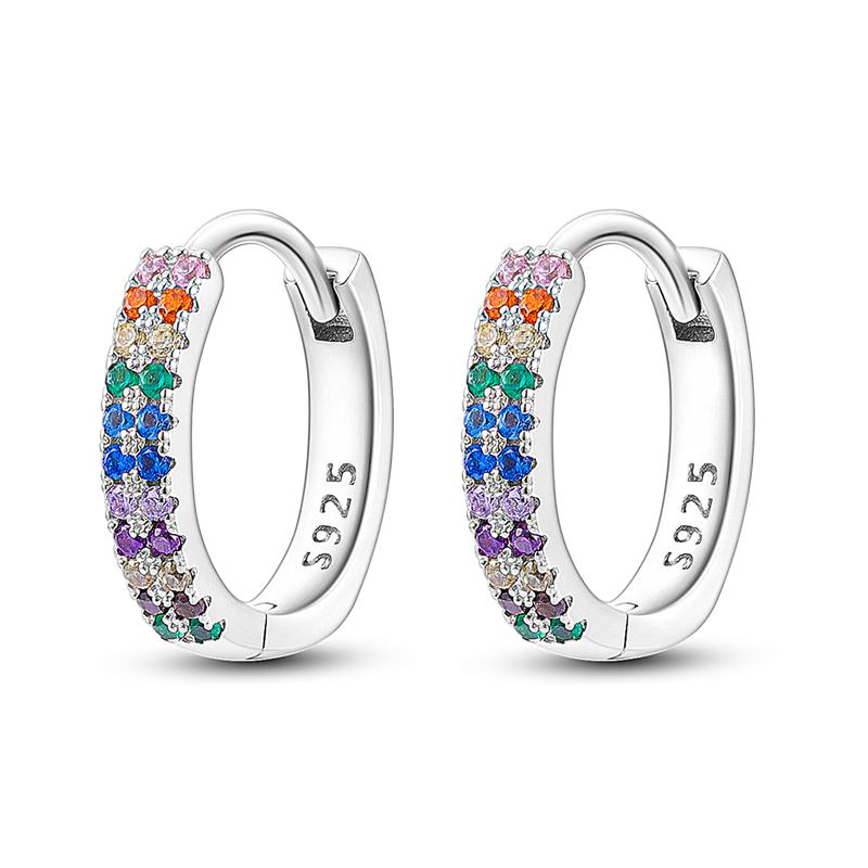 Серьги из стерлингового серебра 925 пробы, роскошные серьги-сердечки, звездочки, луна цвета розового золота для женщин, свадебной вечеринки, модные украшения Joyas