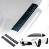 SEIWA Side Scuff Plates and Step Guards IMP281 for Toyota GR86 and Subaru BRZ Stainless Steel with Black Includes Tape Vehicle-Specific Accessories
