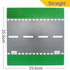 City Classic 32x32 32x16 16x16 Точек Базовая Пластина Дорожная Пластина Прямая Изогнутая Река Базовая Пластина Строительный Блок Фигурки Строительные Блоки