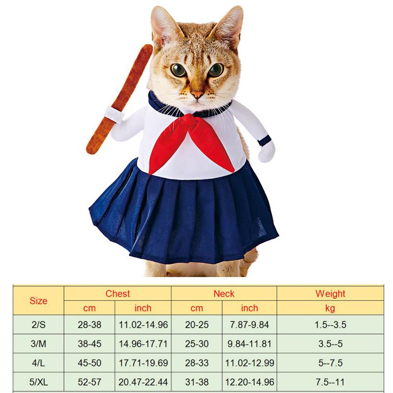 Костюм для домашнего питомца на Хэллоуин, новинка, одежда для собак, держащая нож, рождественская одежда, забавная одежда для домашних питомцев и кошек, костюмы для косплея