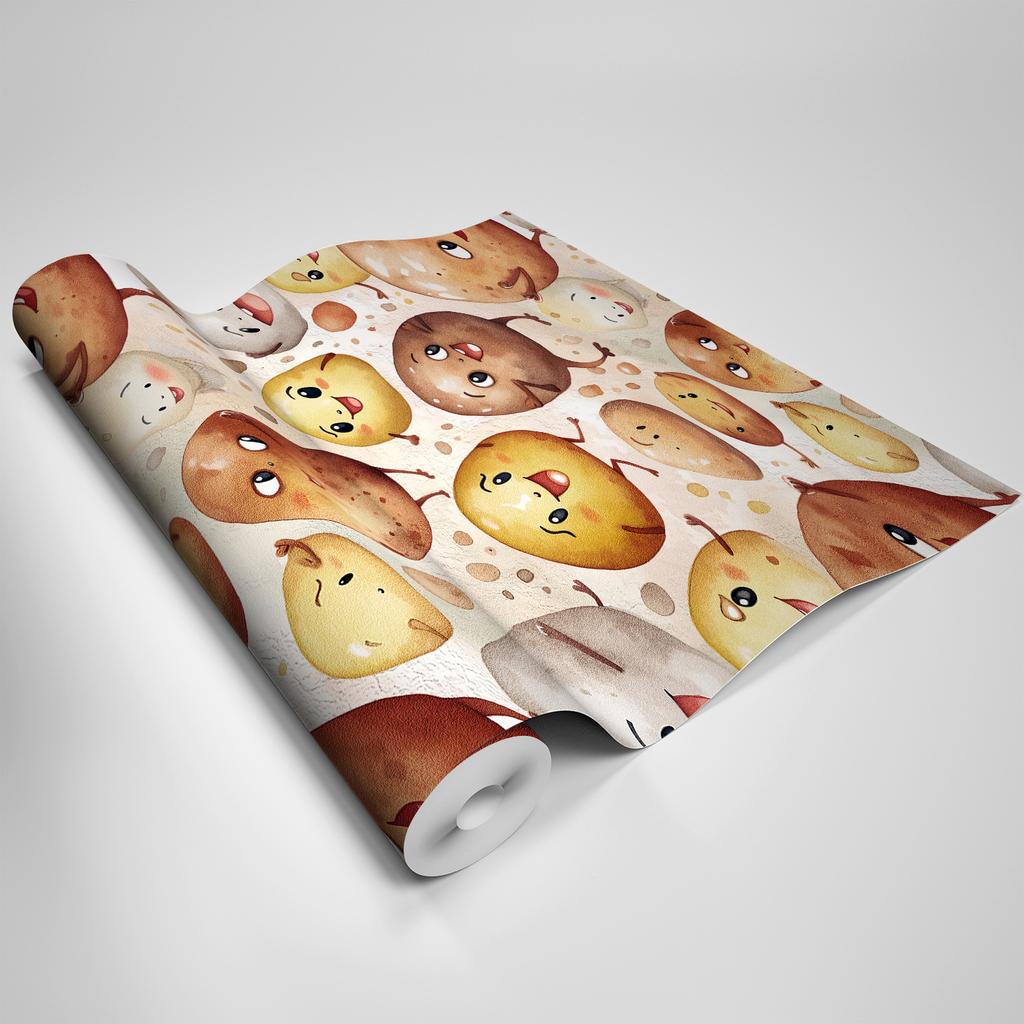 Nordic Style Plant Flower Splicing Wall Sticker Living Room Bedroom Background Wall Self-Adhesive Wallpaper Waterproof And Wear-Resistant Texture