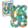 DJECO Jeco Puzzle Art Octopus 350 Piece Jigsaw Puzzle Обучающий Морской Осьминог Рыба Искусство Подарок для 7-летнего ребенка (DJ07651)