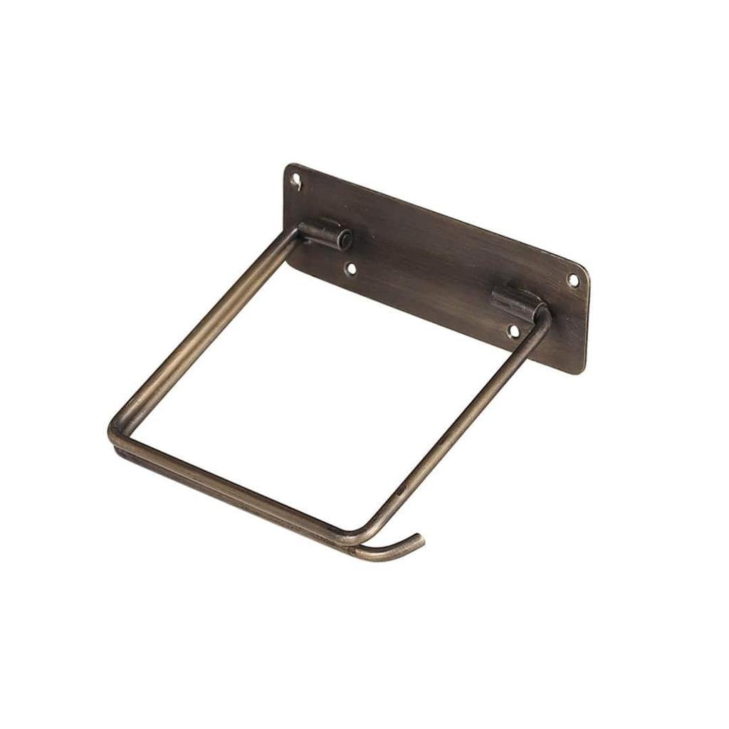 Dulton Paper Holder Single Antique Brass A Toilet Paper Holder with Texture and Style That You Can Enjoy DIY Iron Height 4cm Width 14cm Depth 11.5cm