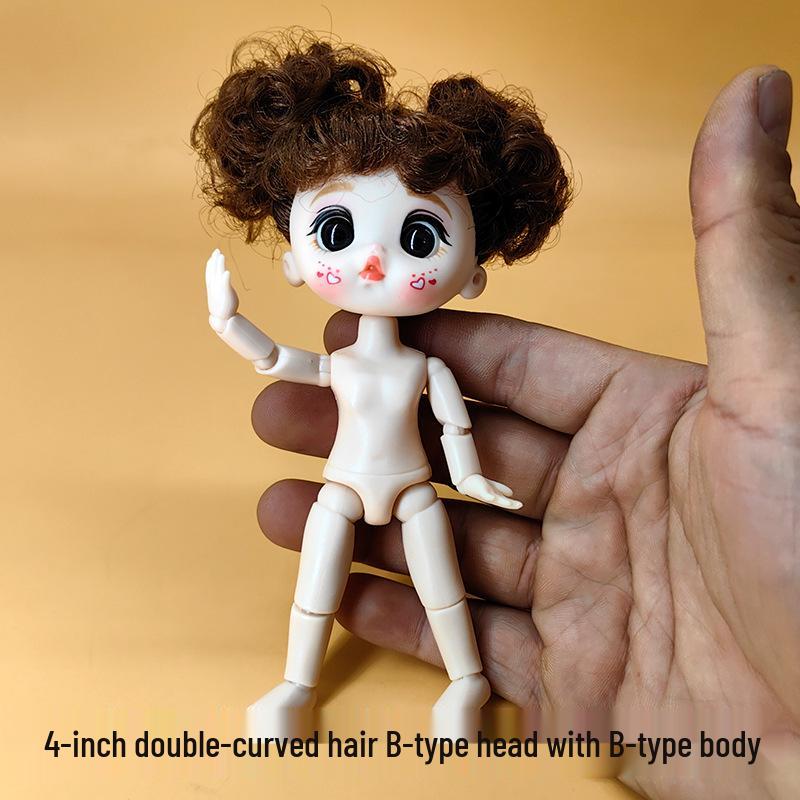 13 см BJD кукла-манекен для переодевания с подвижными кистями 9.5 см и макияжем, включает аксессуары принцессы