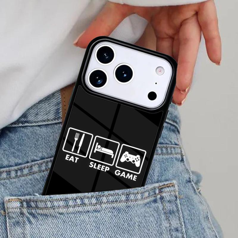 Game Repeat Phone Case for iPhone 16e 15 14 13 12 17 Pro Max Plus Air 17pro Cover Coque