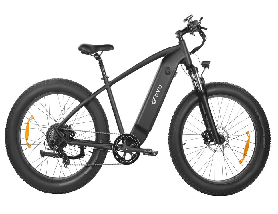 DYU KING 750 48V 750W Electric Bike - 110km Pedal Assist, 45km/h Speed & 25" All-Terrain Wheels