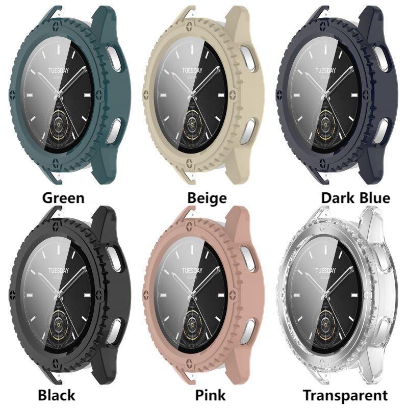 Защитный чехол для Xiaomi Watch S3 Shell Cover Закаленное стекло Пленка и жесткий ПК для Mi Watch S3 Защитная пленка для экрана Аксессуары