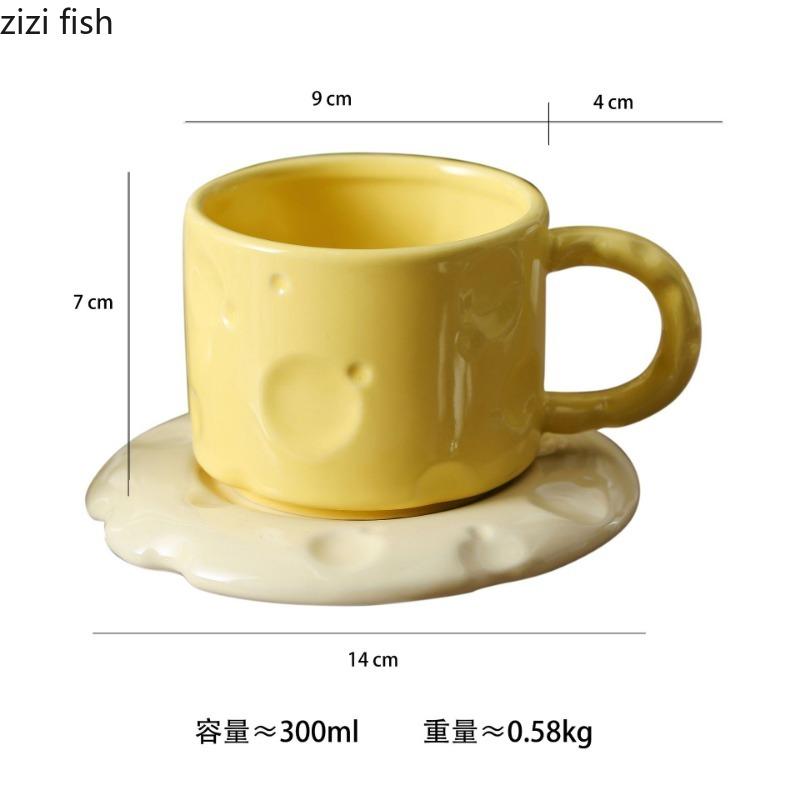 Керамические кофейные чашки и наборы тарелок Чашки для послеобеденного чая Десертная тарелка Кружка для молока Кофейная кружка Чашка для воды Чашки для завтрака Кружки для сока
