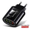Домашний Дорожный QC3.0 3.1A 3 USB-порта Адаптер Быстрой Зарядки Настенное Зарядное Устройство