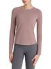 Autumn Long Sleeve Women's Slimming Yoga Top - Quick Dry for Pilates and Running