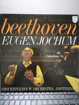 Виниловая пластинка EUGEN JOCHUM, AMSTERDAM CONCERTGEBO - Симфония № Бетховена. 7 в ля мажоре 13PC7 PHILIPS 1979 Япония Обложка Классика Б/у