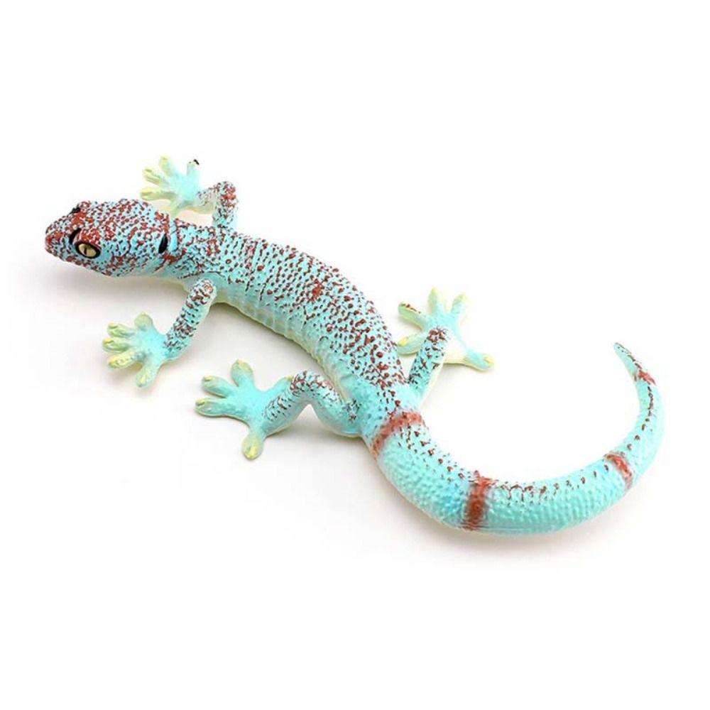 Simulation Reptile Animals Figures Miniature Gecko Figure Lizard Model Figurines  Birthday Gift
