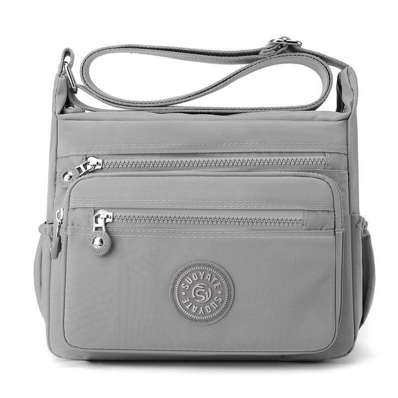 Nylon Shoulder Bag Women's Crossbody Bag Middle-aged Mother's Bag Large Capacity Lightweight Bag