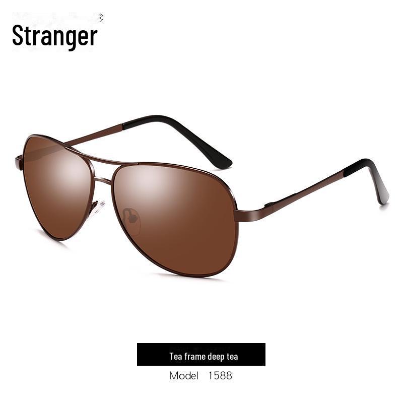 "3026 Men's Polarized Color-Changing Aviator Sunglasses with Spring Hinges"