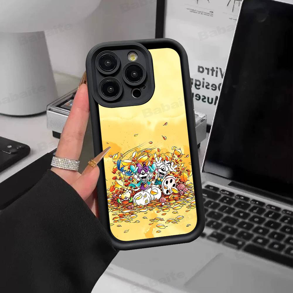 Cartoon D-Diddl Phone Case For IPhone 17 16 15 14 13 12 11 Pro Max Plus Silicone Shockproof Case