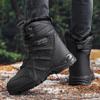 Зимние мужские теплые военные ботинки с флисовой подкладкой Ботинки для активного отдыха больших размеров Высокие боевые ботинки Wild Combat Ботинки для походов Ботинки для снегоходов