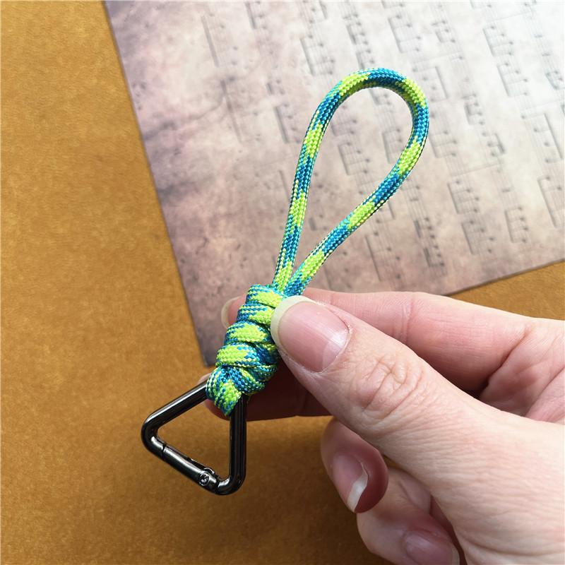 Key String Heavy Metal Keychain Strap Nylon Sling Handmade Chain Premium Rope for Keys Universal Pendant for Keys Short Lanyard