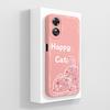 Для Oppo A17 A17k A 17 чехол для телефона задняя крышка милый модный противоударный жидкий мягкий силиконовый матовый квадратный чехол для телефона Защитная пленка для экрана для бамперов Oppo