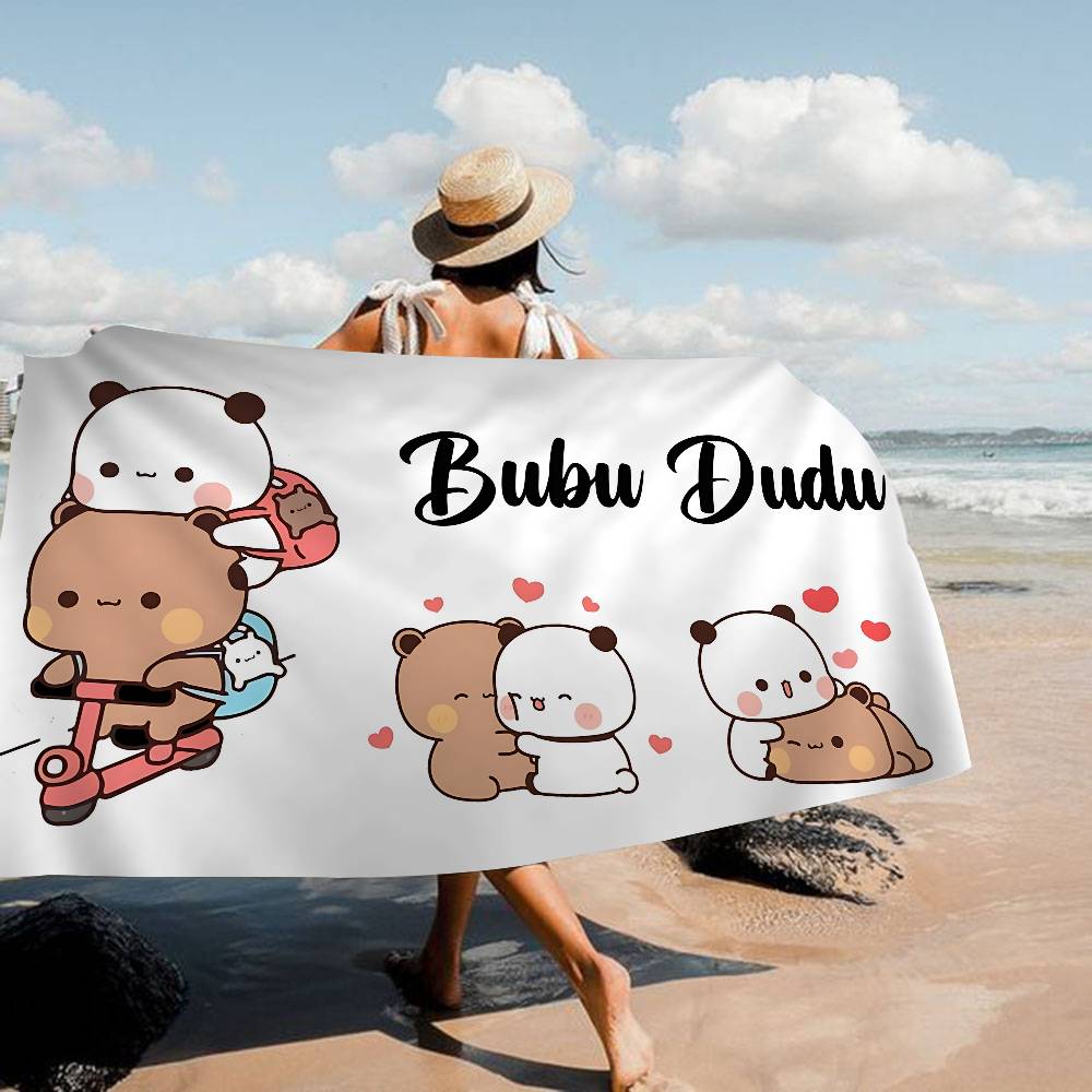 Популярные персонажи B-BUBU D-DUDU Большие микрофибровые пляжные полотенца Быстросохнущее полотенце Песчаные пляжные полотенца Полотенце для бассейна Для путешествий Купание Бассейн