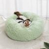 Donut Macaron Cat Dog Beds Sofa , Washable Round Cat Pillow Cushion Pet Bed