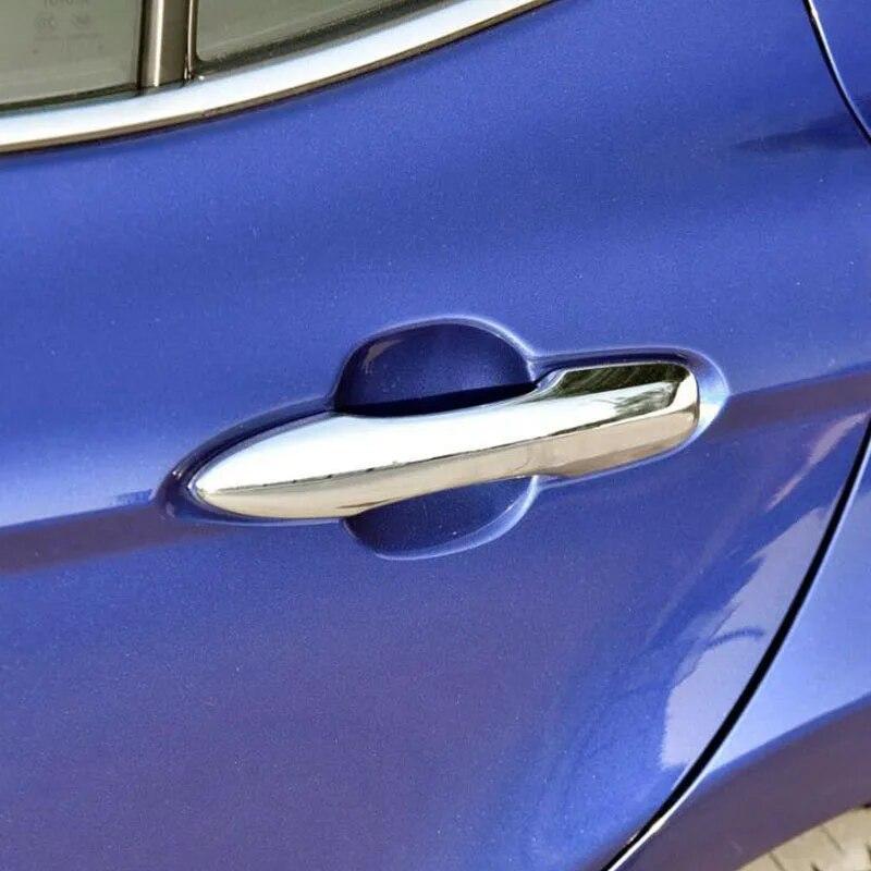 Для Toyota Camry XV70 2017 2018 автомобильный экстерьер ABS хром умный ключ отверстие боковая дверная ручка крышка накладка с отверстиями