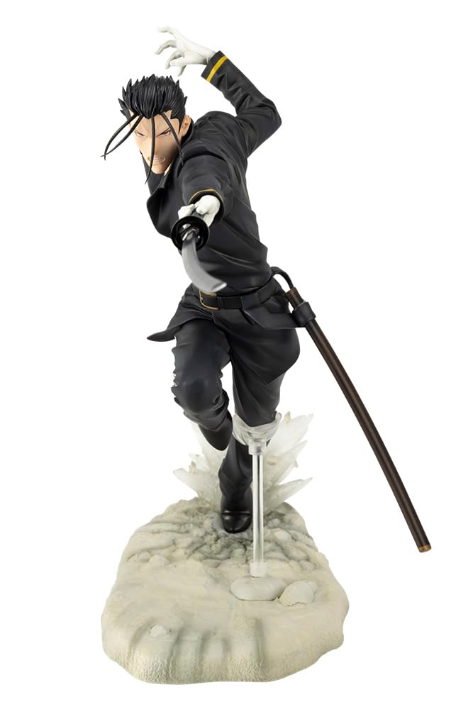 Kotobukiya Телевизионный аниме-мечник Kenshin Romantic ARTFX J Хадзимэ Сайто масштабная ПВХ окрашенная готовая фигурка "Rurouni -Meiji Story" 1/8
