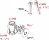 Комплект из 2 крюков для мотоциклетной подставки и универсальных крепежных болтов для задней части автомобиля (Лево право) Стенды, (Золото, M10)