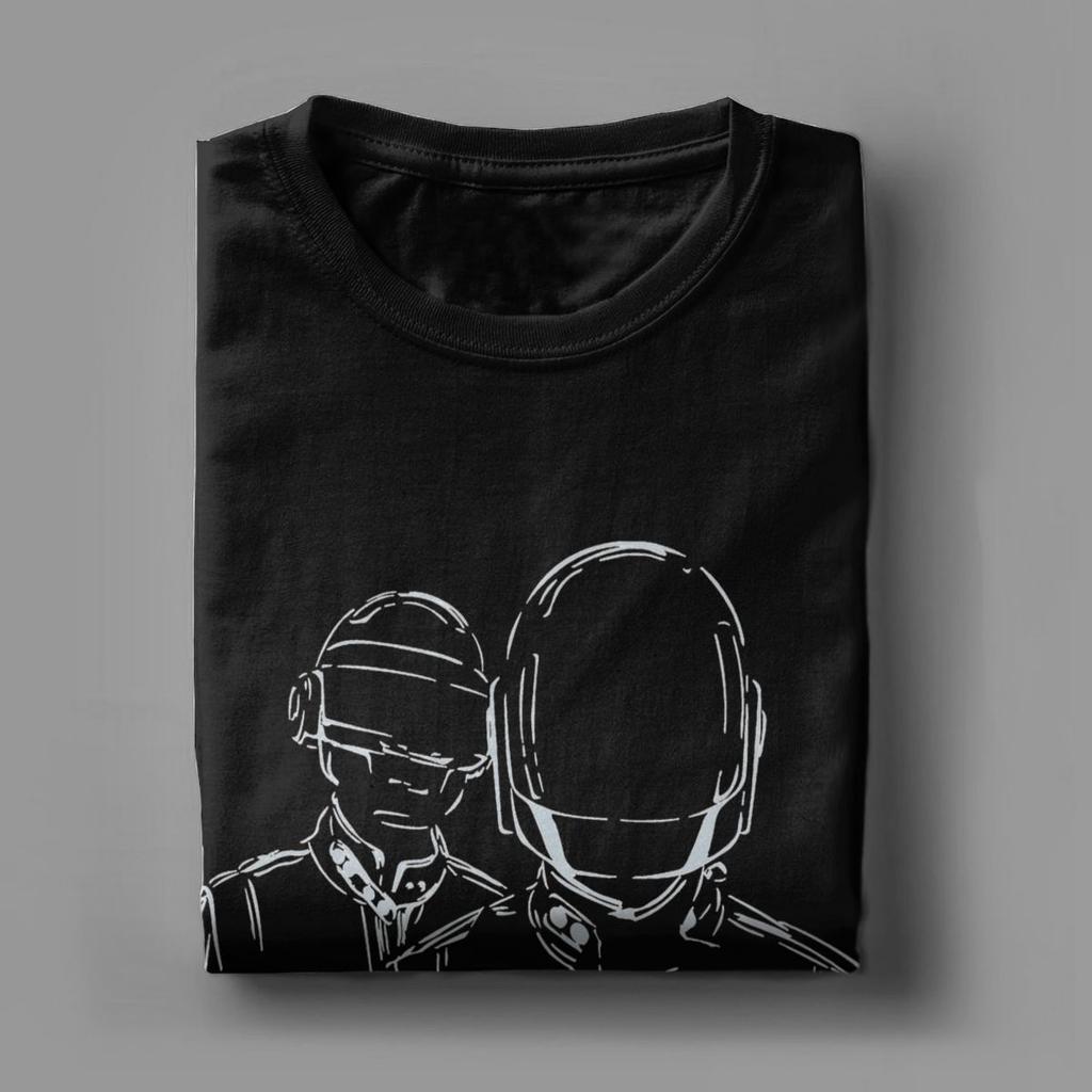 Human After All Daft Punk Мужская футболка Повседневная футболка с коротким рукавом и круглым вырезом из чистого хлопка Подарок на день рождения Одежда