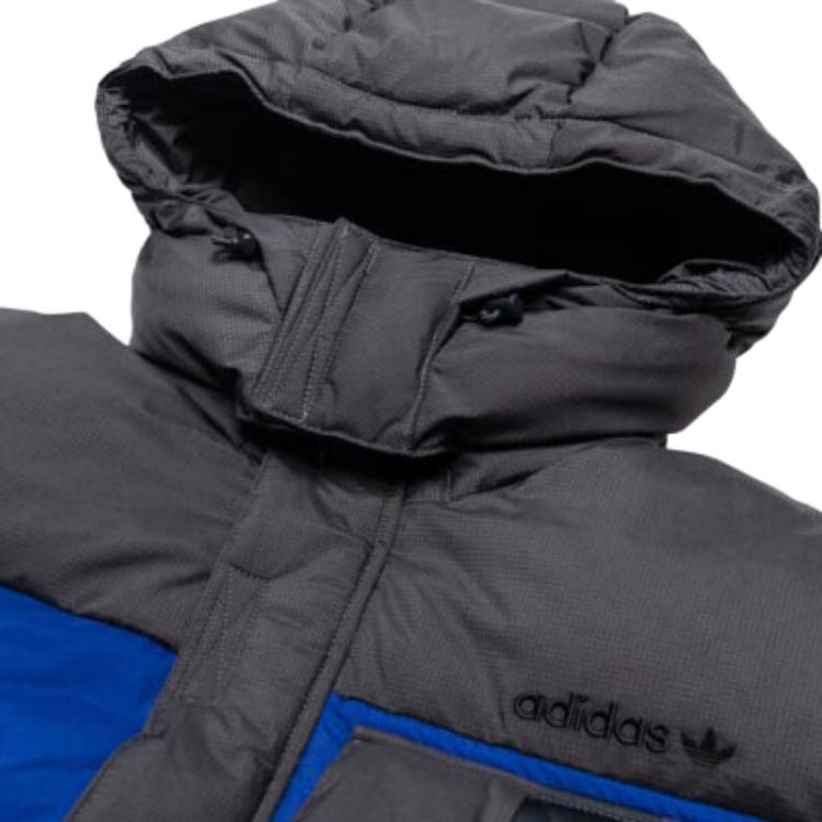 adidas Оригинальные пуховики Мужские с капюшоном Умеренно стеганый пуховик GD5611