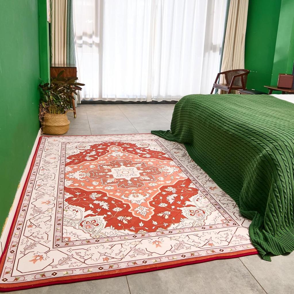 Ковры для гостиной, спальни, ковер в этническом стиле, винтажный восточный декор для дома, персидский ковер, противоскользящий коврик для прихожей, ванной комнаты