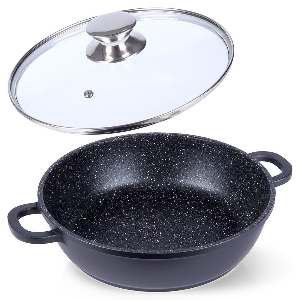 Patelnia Granitowa Rondel do Smażenia Duszenia Piekarnika Orion Grande 24cm