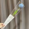Крючком Тюльпан Цветок Ручной работы Цветы Настольные Декоративные Украшения Принадлежности для Спальни Ванной Комнаты Украшение